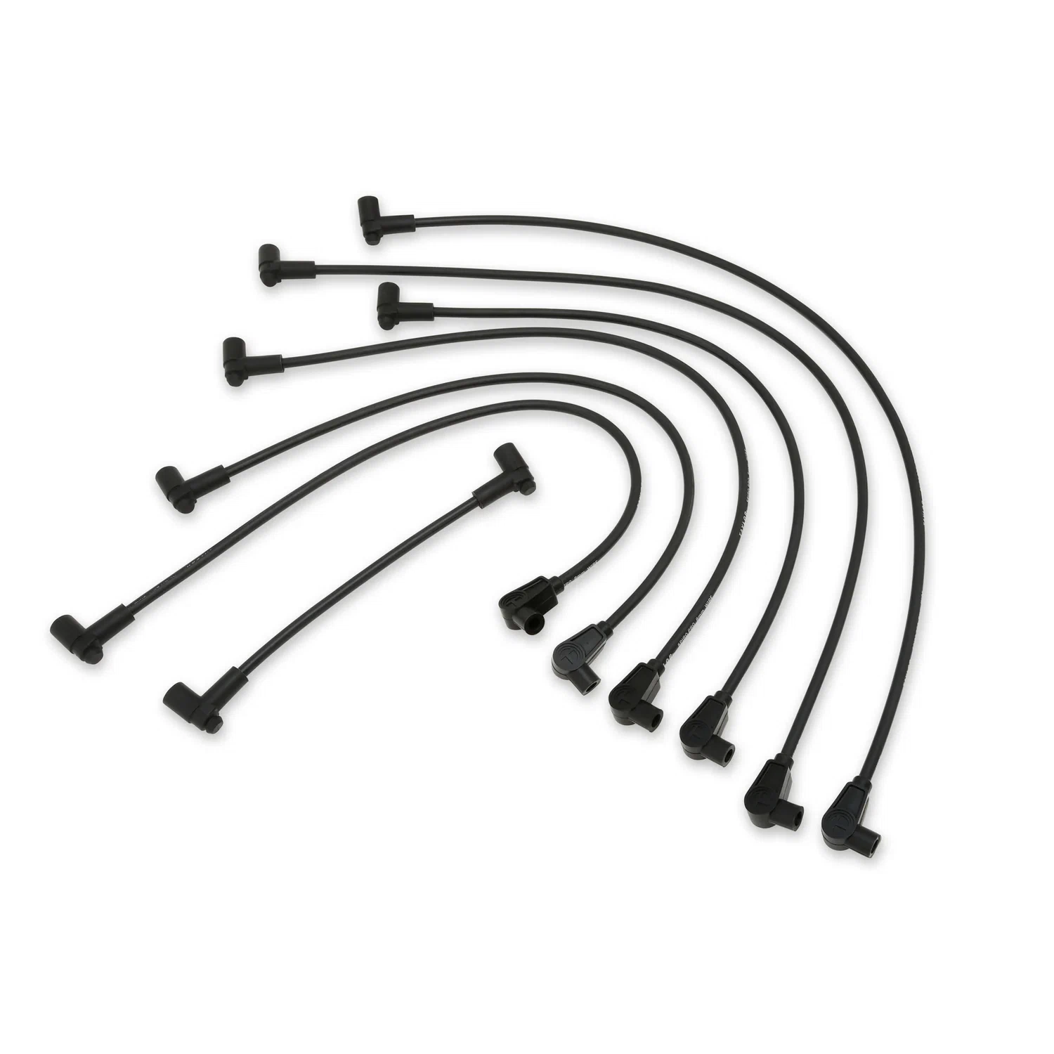 Spark Plug Wire Set Universal 8mm Silicone Spiro Pro 350 ohm_ft Black 72096